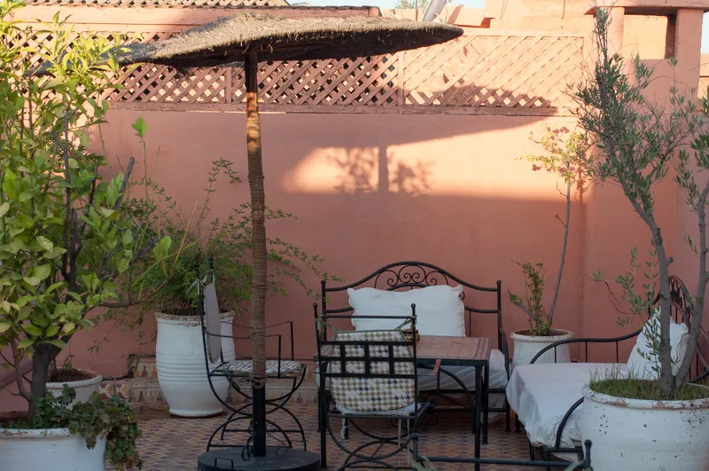Terrace, Riad Azalia, Marrakech