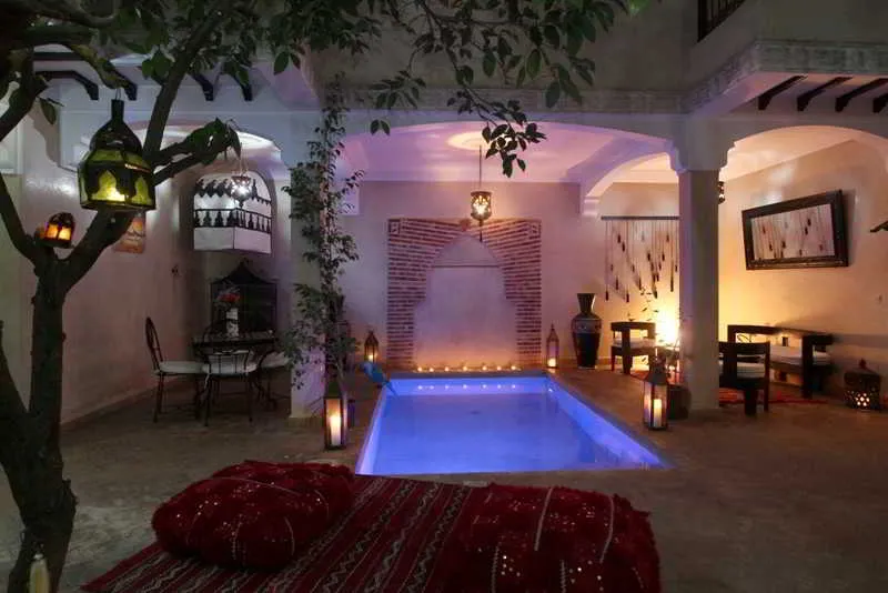 Lobby, Riad L'Oiseau Du Paradis, Marrakech