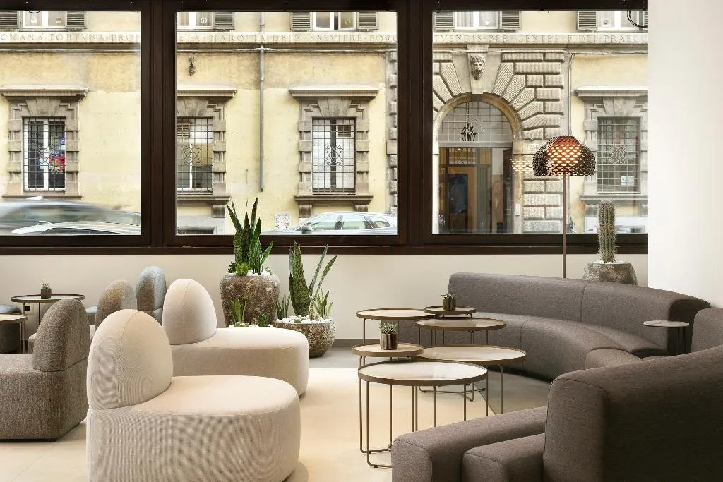Lobby, Grand Hotel Palatino, Rome