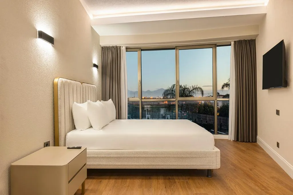 Room TWO DOUBLE BEDS Room, Alodger Sirius Town Lara, Antalya