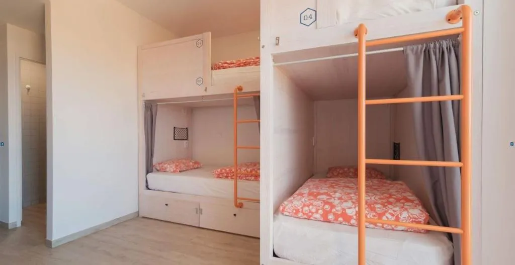 Bed in dormitory SEA VIEW CAPACITY 4 Room, WOT Ericeira Surf Social, Lisbon