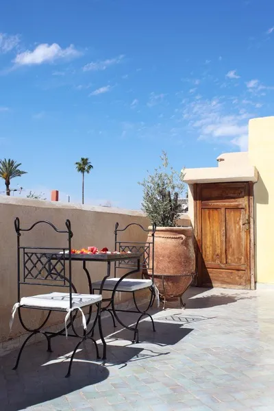 Terrace, Riad White Flowers, Marrakech