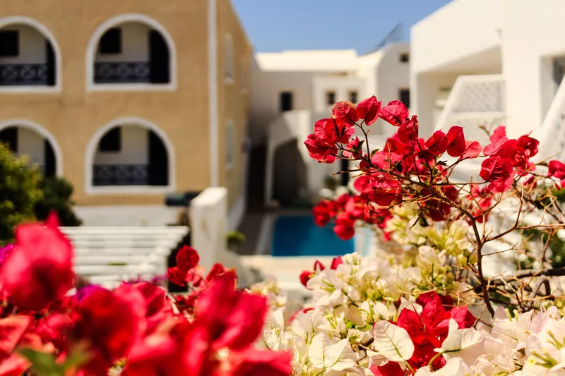General view, Villa Vergina, Santorini