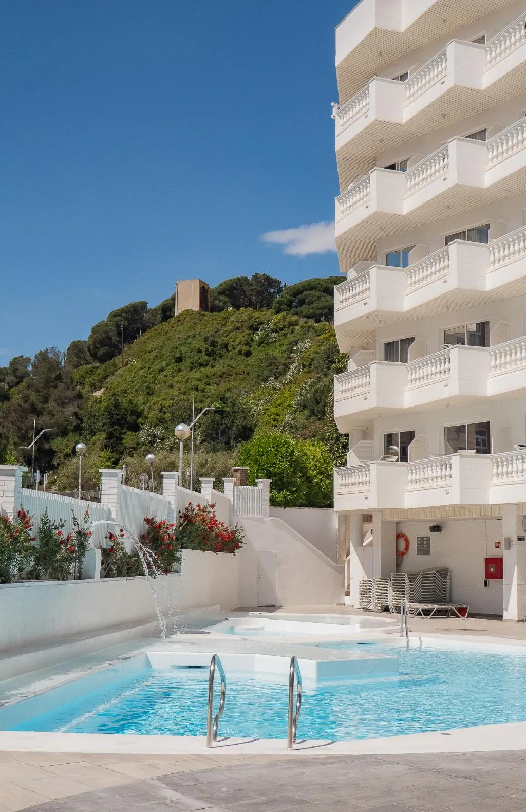 Terrace, Hotel Bernat II, Costa Brava