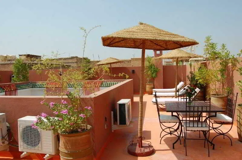 Terrace, Riad Hcekarram, Marrakech
