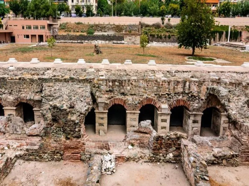 General view, Kinissi Palace, Halkidiki