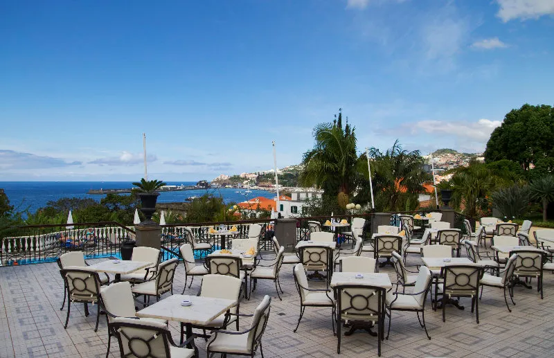 Terrace, Quinta Bela Sao Tiago, Madeira