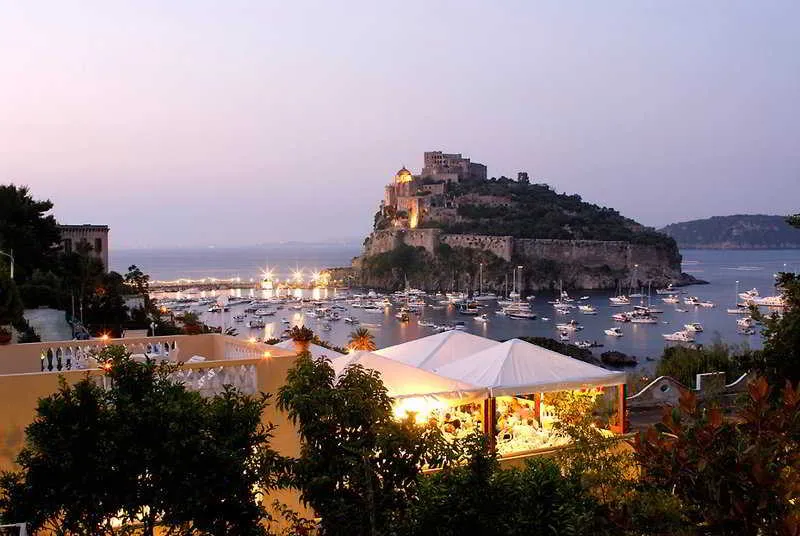General view, Giardino delle Ninfe e la Fenice, Naples