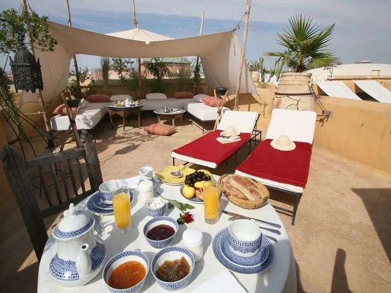 Terrace, Dar Lalla Fdila, Marrakech