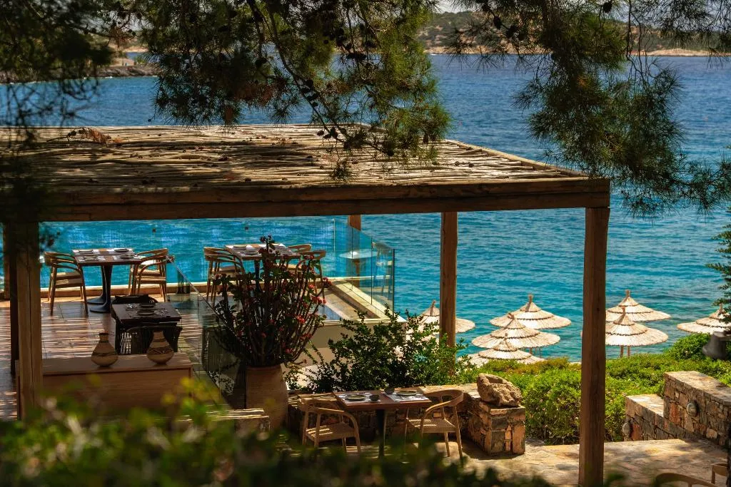 Restaurant, Minos Beach Art Hotel, a Member of Design Hotels, Crete