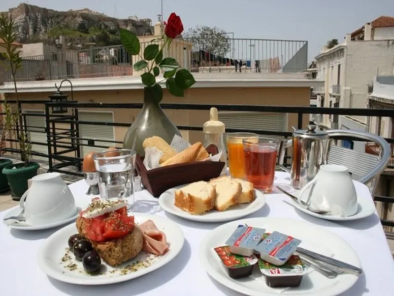 Terrace, Kimon Athens Hotel, Athens
