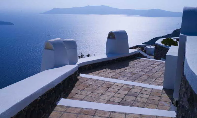 Terrace, The Vasilicos Caldera Heritage Suites, Santorini