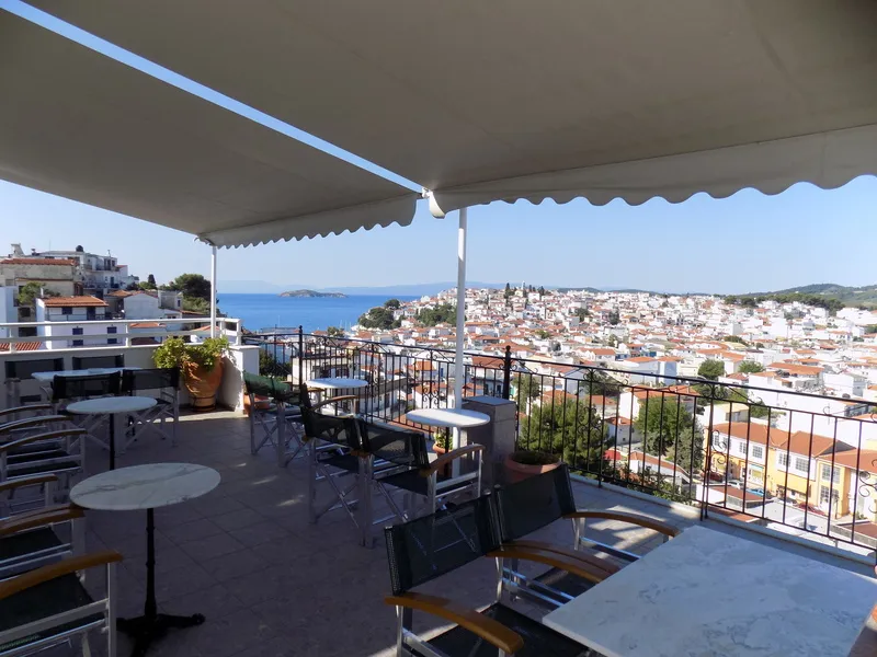 Terrace, Pension Margarita, Skiathos