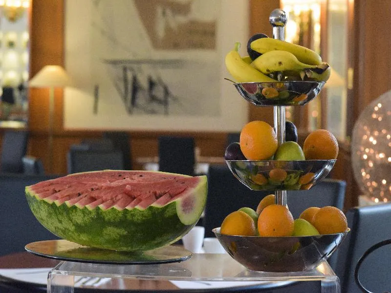 Restaurant, Grand Hotel Tiberio, Rome