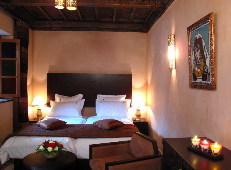 General view, Riad Le Perroquet Bleu, Marrakech