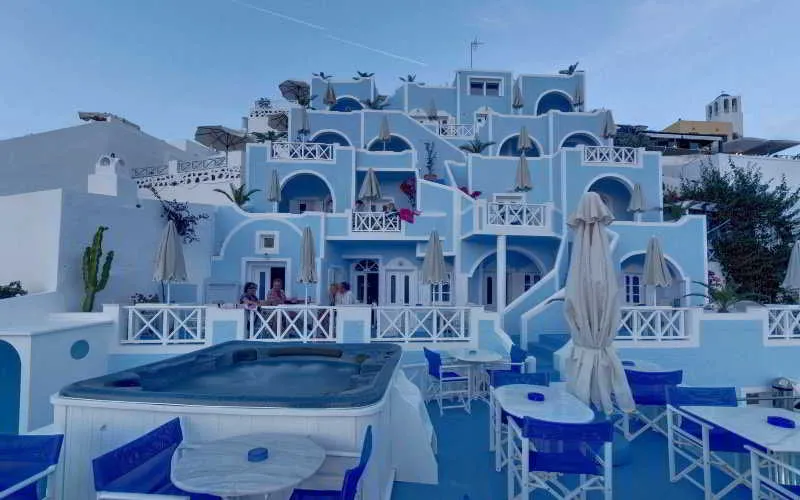 General view, Kafieris Blue Apartments, Santorini
