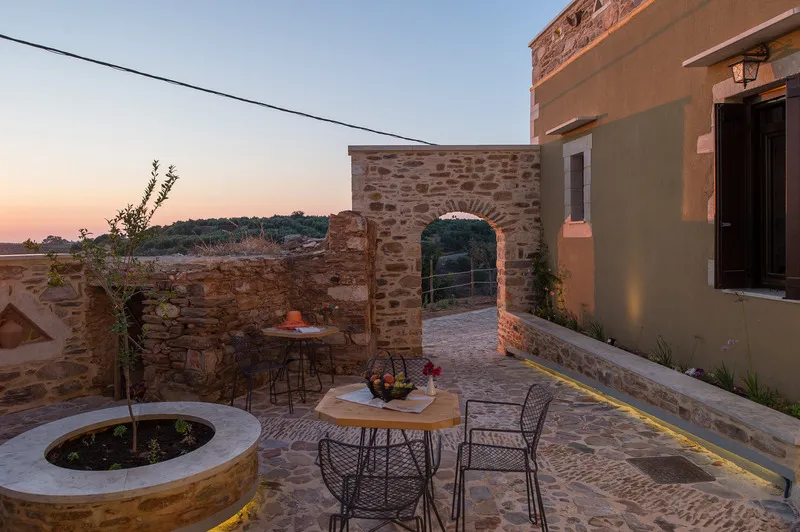 Terrace, Lameriana Secret Village, Crete