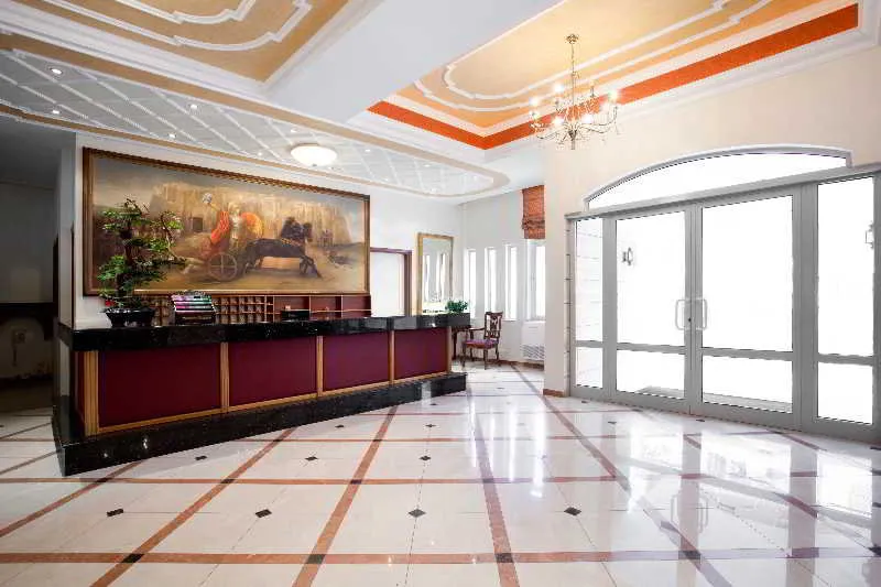 Lobby, Achillion Palace, Crete