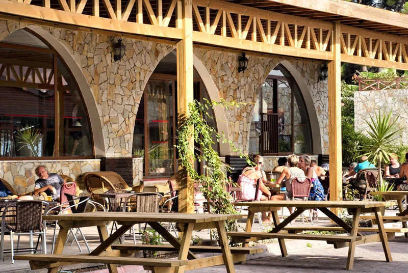 Terrace, Omer Holiday Resort, Izmir