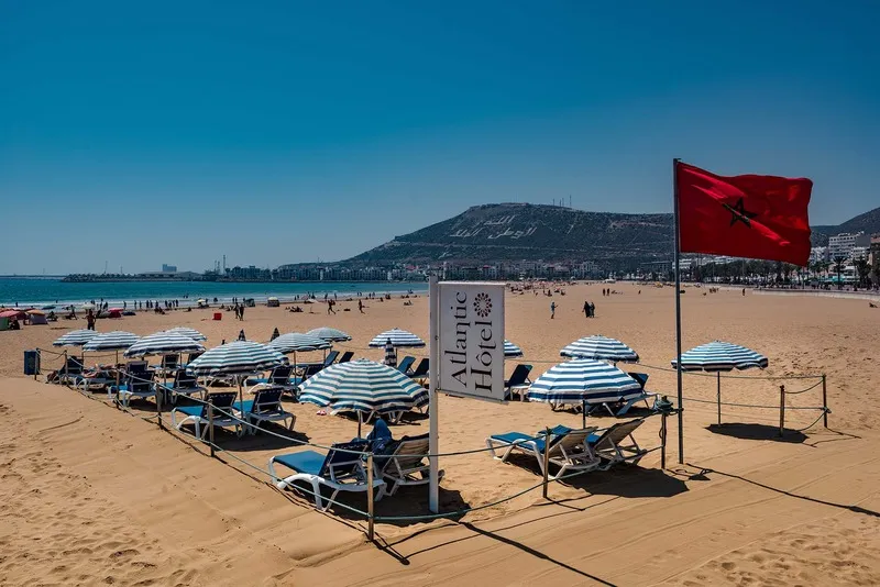 Beach, Atlantic Hotel Agadir, Agadir