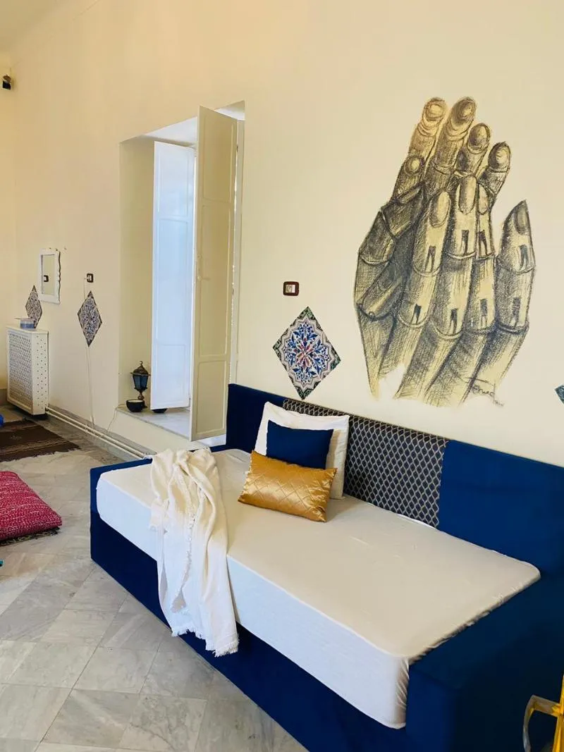 FAMILY ROOM TWO DOUBLE BEDS Room, Riad Dar El Bacha, Marrakech