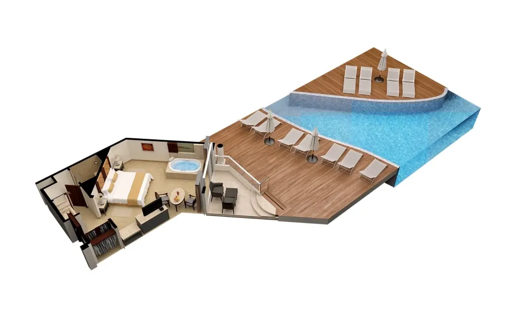 SUITE WITH PRIVATE POOL Room, Moon Palace Cancún All Inclusive, Cancun Area