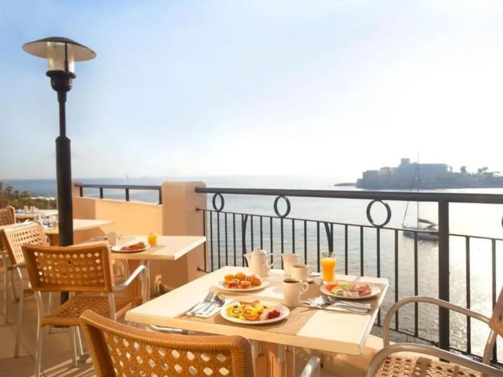 Terrace, Verdi St Georges Bay Marina, Malta