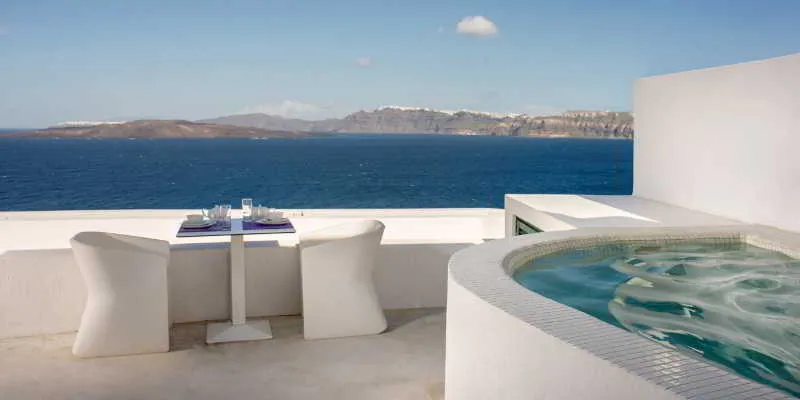 Terrace, Avant Garde Suites, Santorini