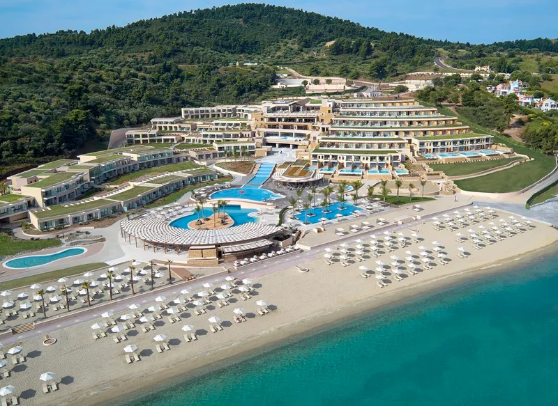 Beach, Miraggio Thermal Spa Resort, Halkidiki