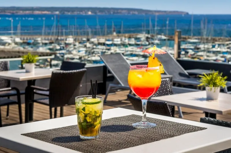 Terrace, Nautic Hotel, Majorca