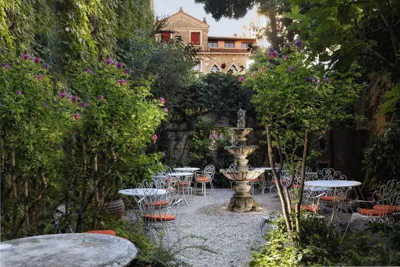 Terrace, Hotel Flora, Venice