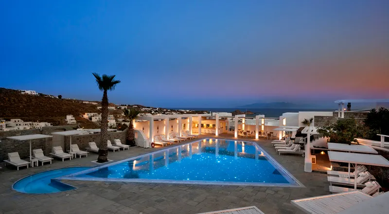 General view, Palladium, Mykonos