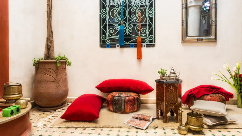 General view, Riad Dar Benbrahim, Marrakech