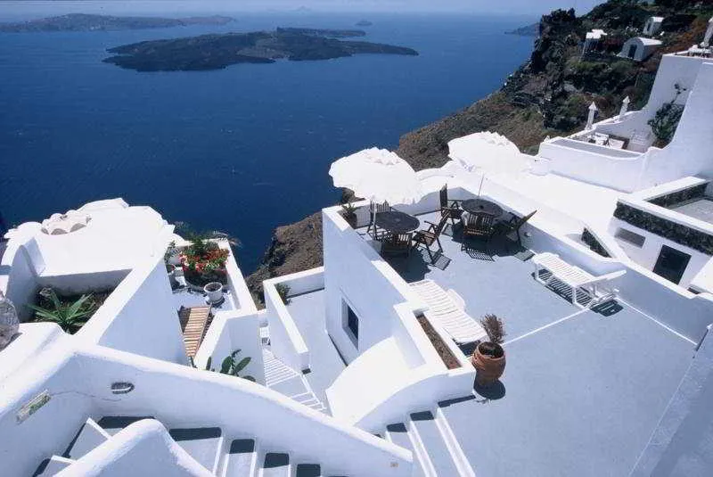 General view, Gorgona Villas, Santorini