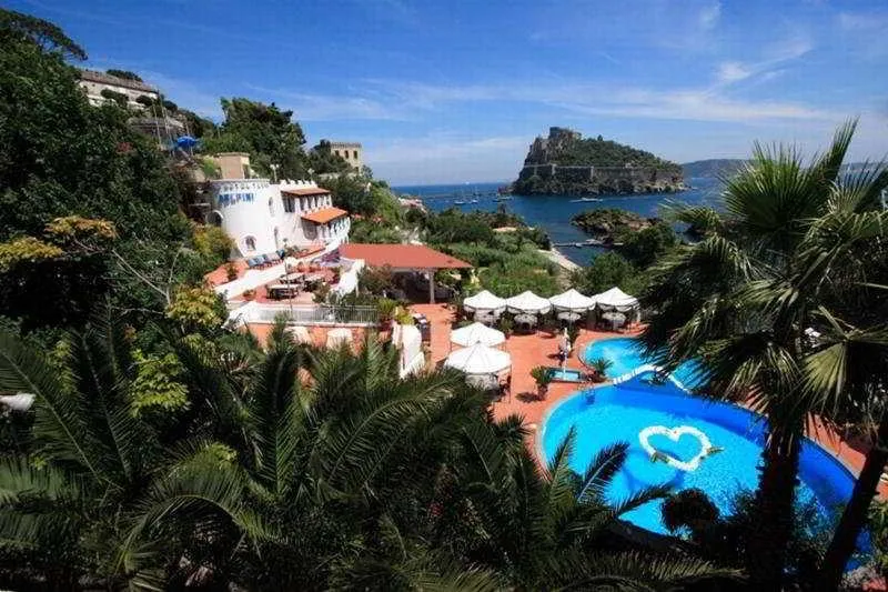 Pool, Strand Hotel Delfini, Naples
