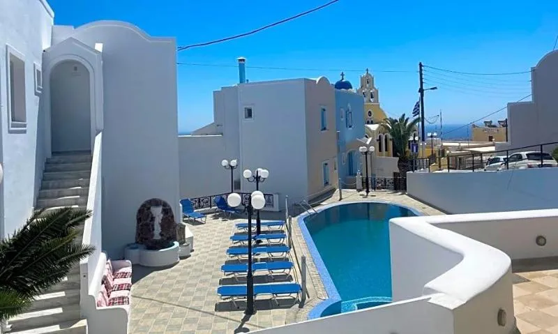 Lobby, Hellas Hotel, Santorini