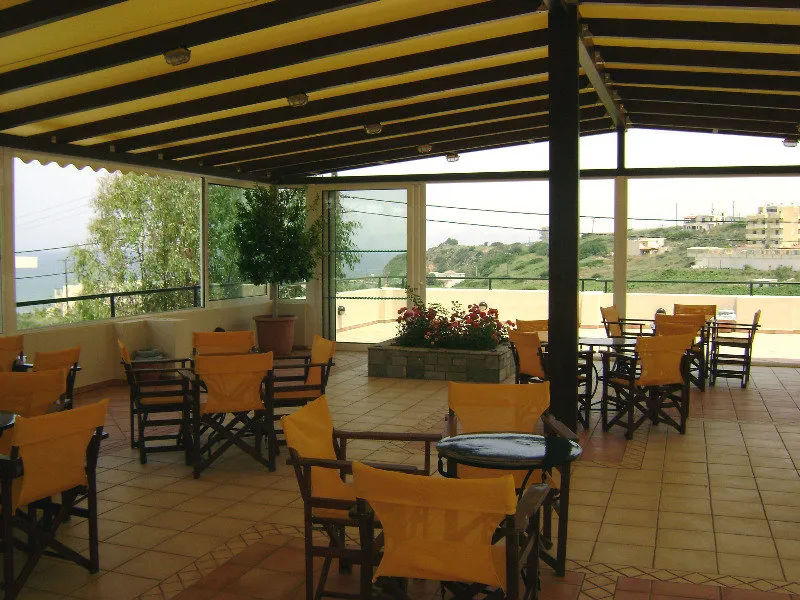 Terrace, Pegasus Hotel, Crete
