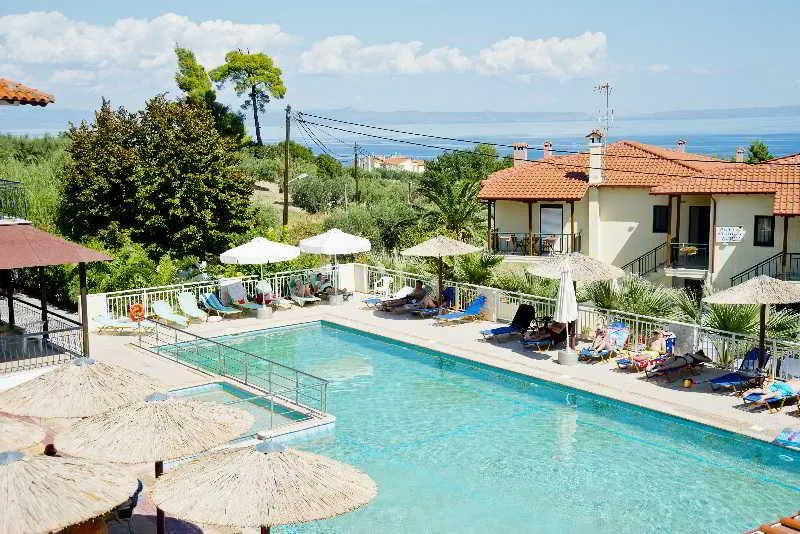Terrace, Medusa Hotel, Halkidiki
