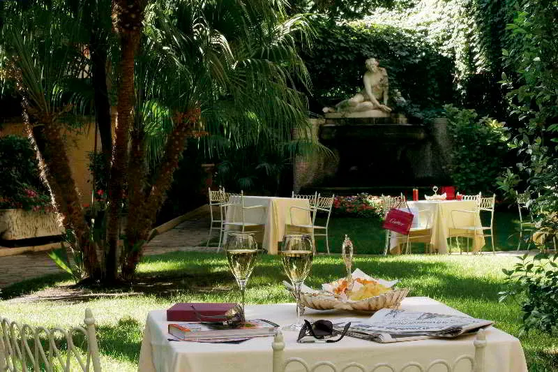 Terrace, Hotel Quirinale, Rome