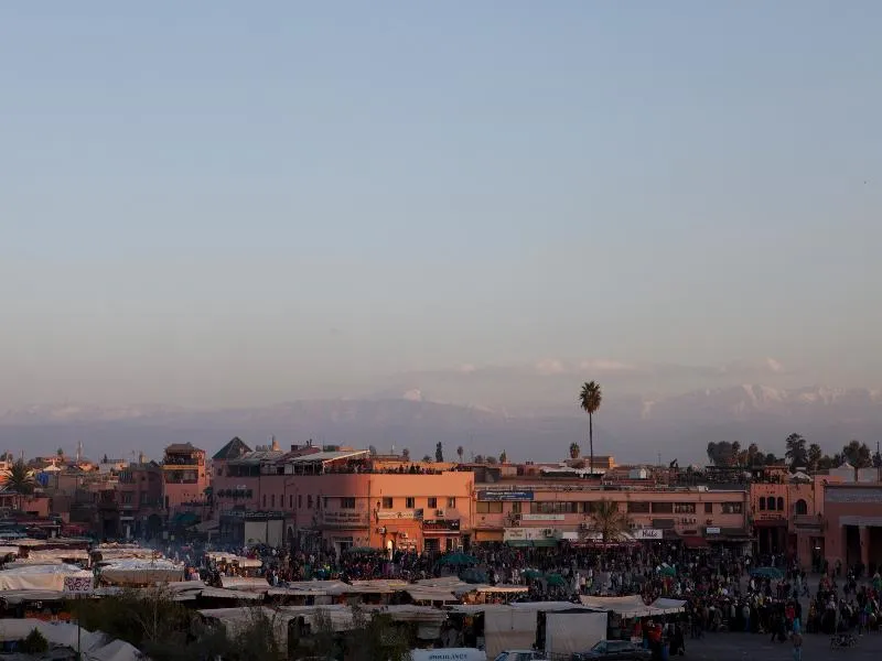 General view, Riad Le Rubis, Marrakech