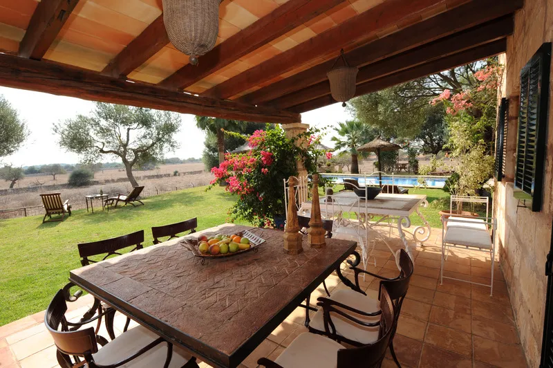 Terrace, Finca s'Antigor, Majorca
