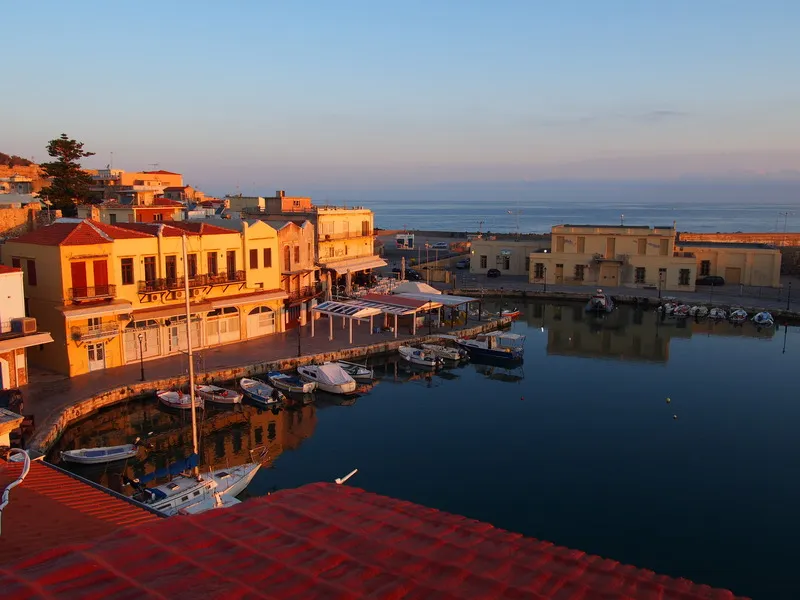 Terrace, Faros Beach Hotel, Crete
