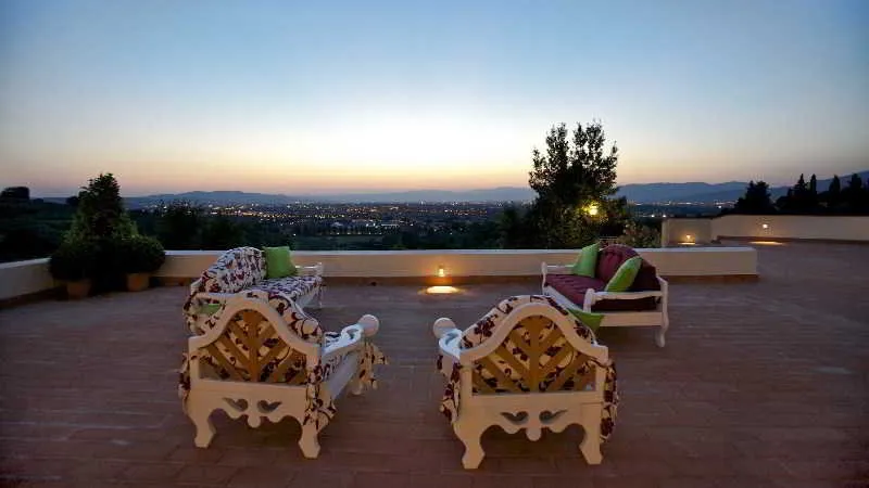 Terrace, Villa Tolomei Hotel & Resort, Florence