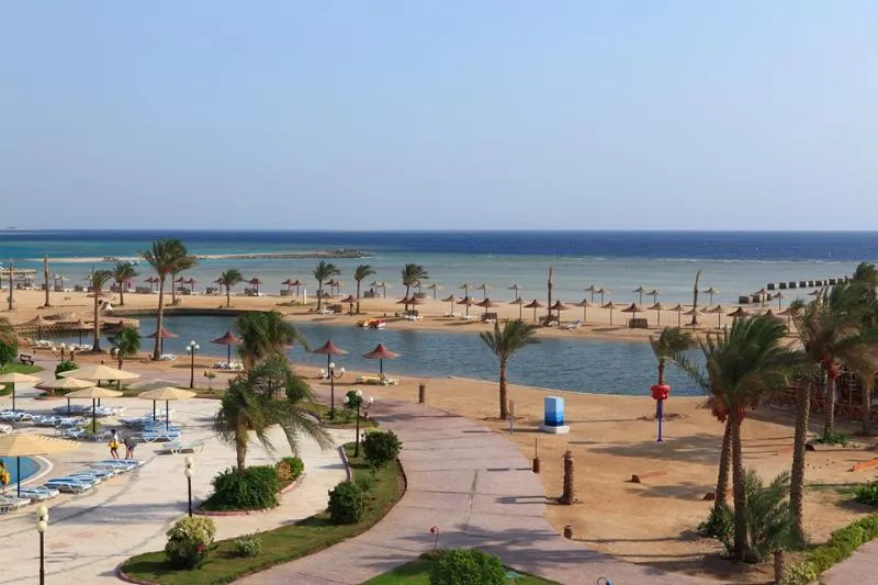 Beach, Royal Pharaoh Resort & Aqua Park, Red Sea Riviera