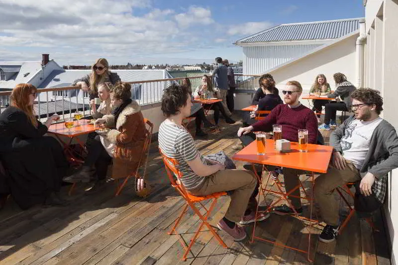 Terrace, Loft Hostel, Reykjavik
