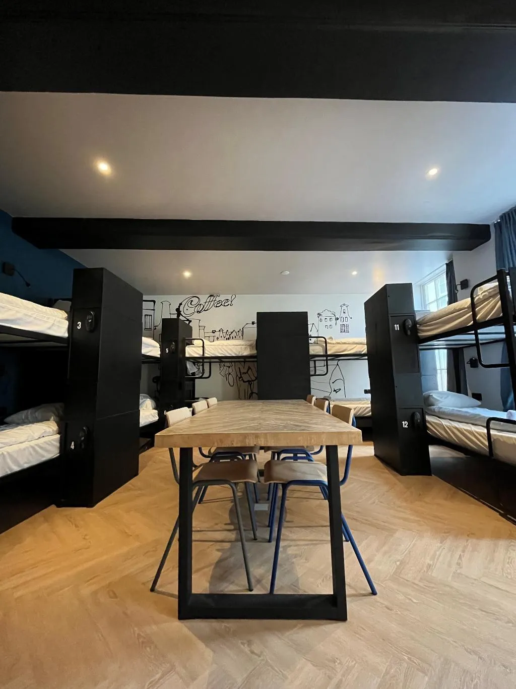 Bed in dormitory BUNK BED WITH SHARED BATHROOM Room, Heart Of Amsterdam, Amsterdam