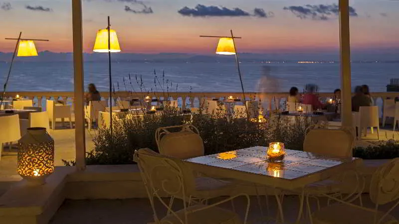 Restaurant, Grand Hotel Cocumella, Naples