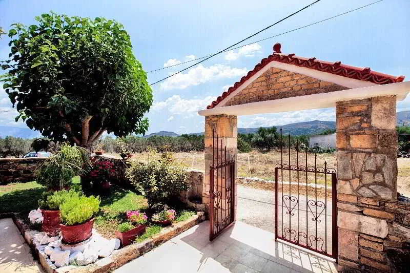 Terrace, Olive Tree Apartments, Crete