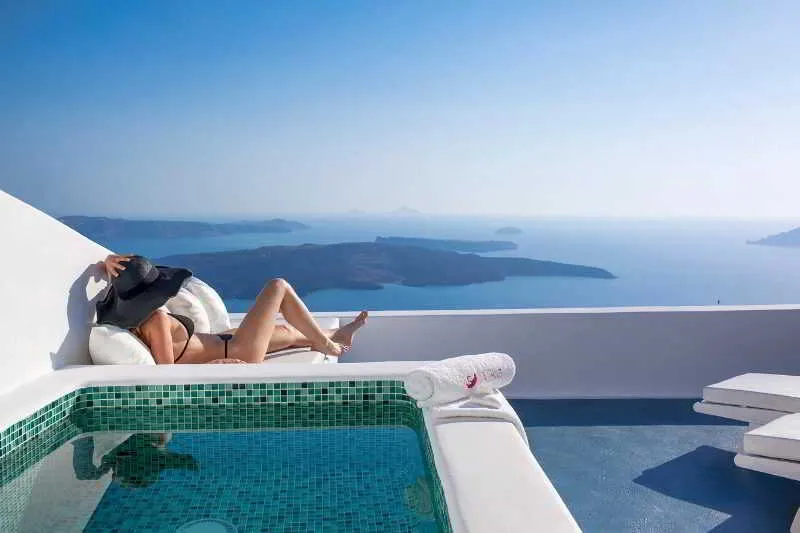 Pool, Aliko Luxury Suites, Santorini