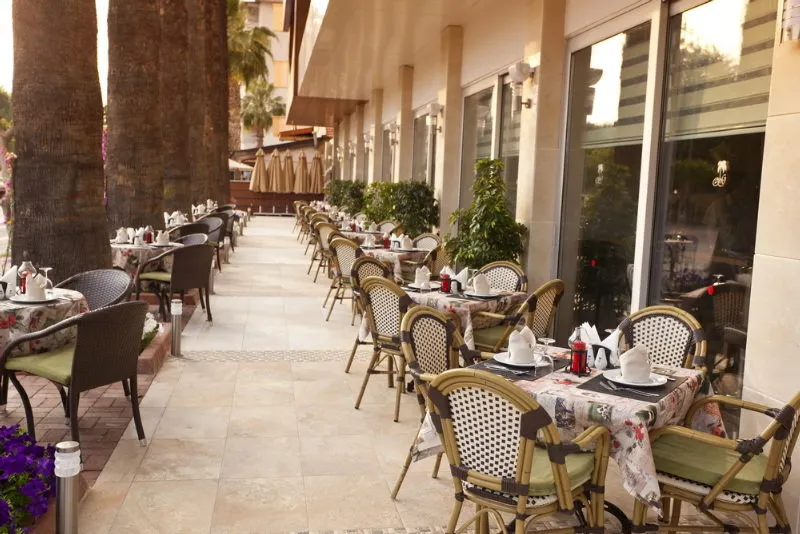 Terrace, Gardenia Hotel, Antalya